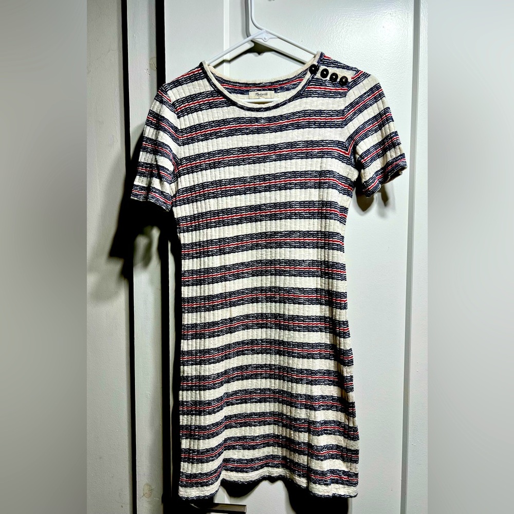 Madewell EUC knit ribbed T-shirt dress